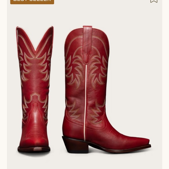 Tecovas Annie Scarlet Western Boots - Picture 10 of 11